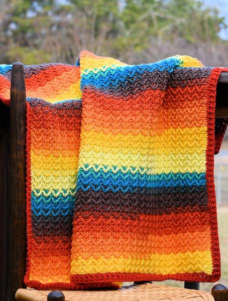 Thunderbird Mandala Blanket Free Crochet Pattern