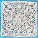 Concha Cluster Square Free Crochet Pattern