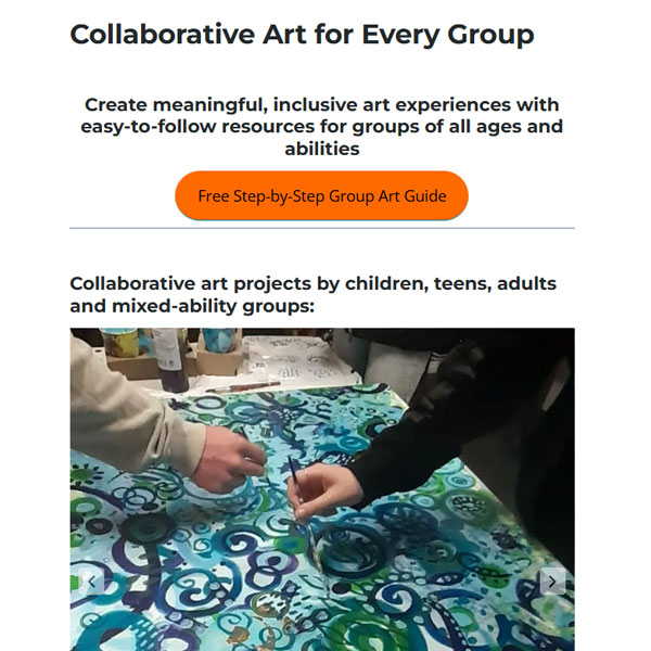 New Homepage for Painting Around is Fun!