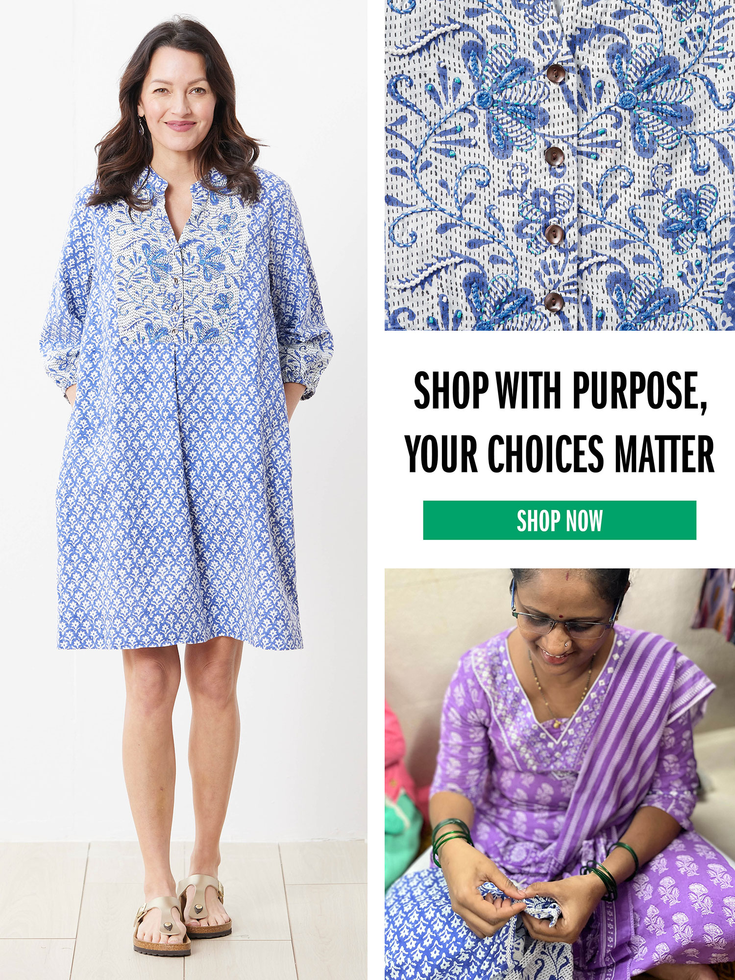 SHOP WITH PURPOSE, YOUR CHOICES MATTER SHOP NOW