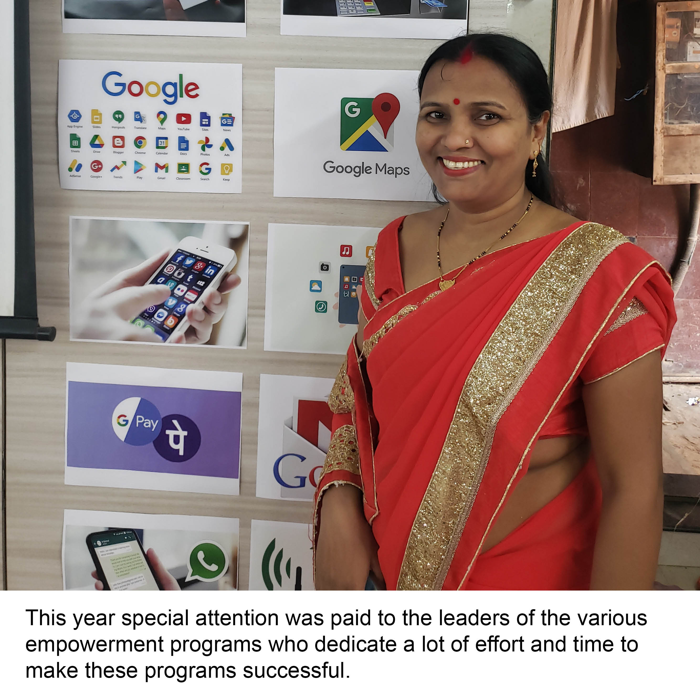 This year special attention was paid to the leaders of the various empowerment programs who dedicate a lot of effort and time to make these programs successful.