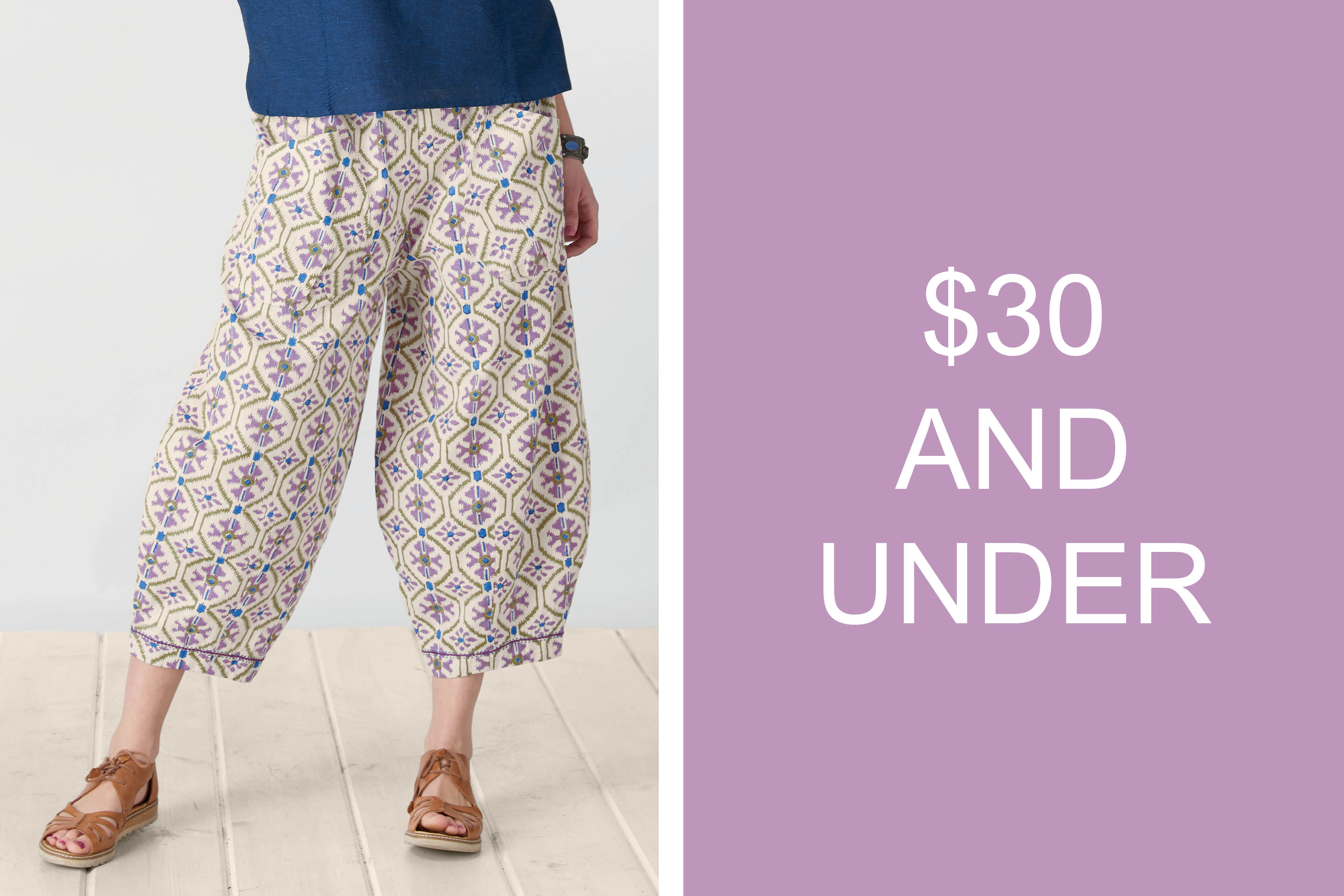 $30 AND UNDER