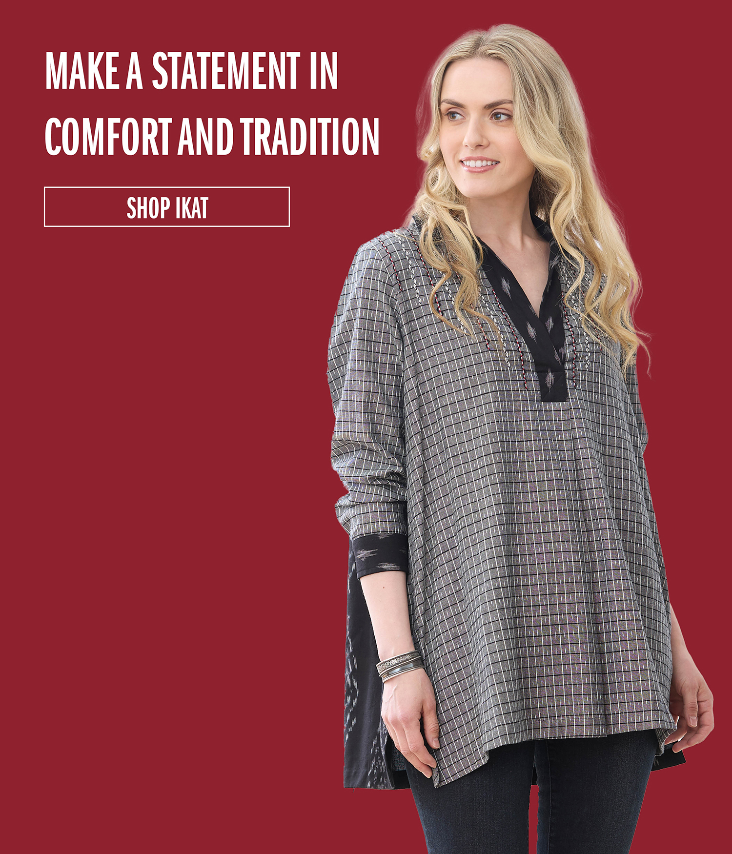MAKE A STATEMENT IN COMFORT AND TRADITION SHOP IKAT