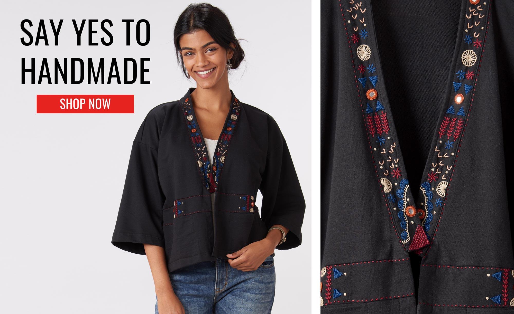 SAY YES TO HANDMADE. SHOP NOW