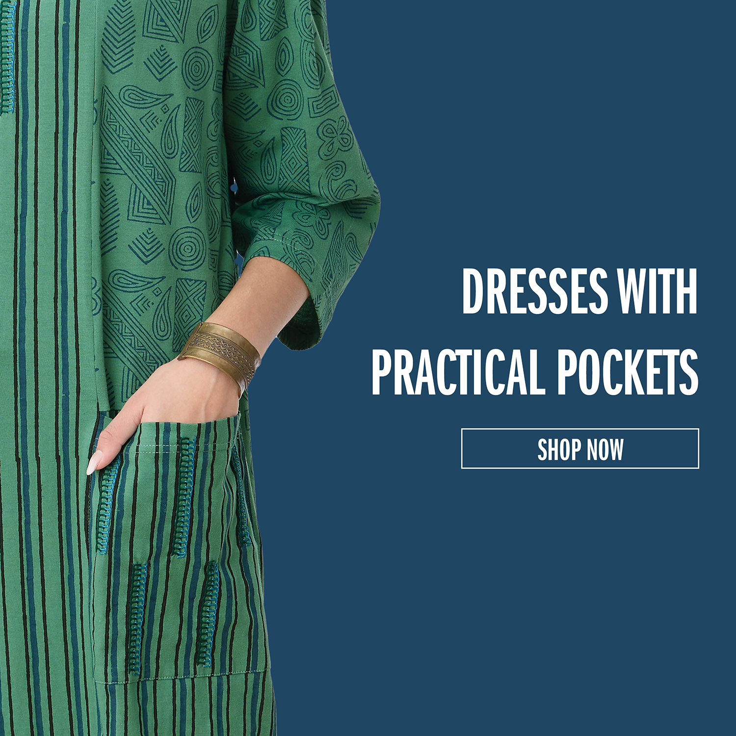 DRESSES WITH PRACTICAL POCKETS SHOP NOW