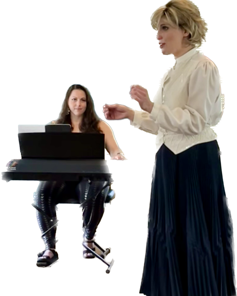 Zoë Knight and Judith "Jude" Kalaora perform in "Diana of LOVE™"
