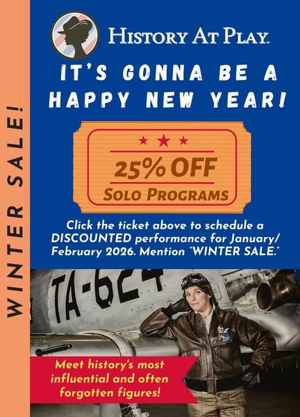 Ad for Winter Sale 25% for January & February Programs