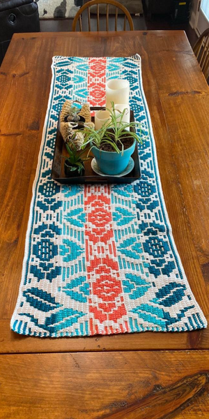 Hannah Tropicana Table Runner Mosaic Crochet Pattern