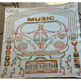 Good Vibrations Blanket Mosaic Crochet Pattern