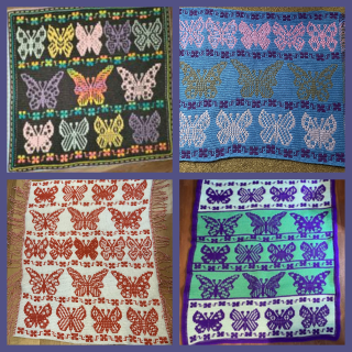 Linda's Butterfly Blanket Mosaic Crochet Pattern