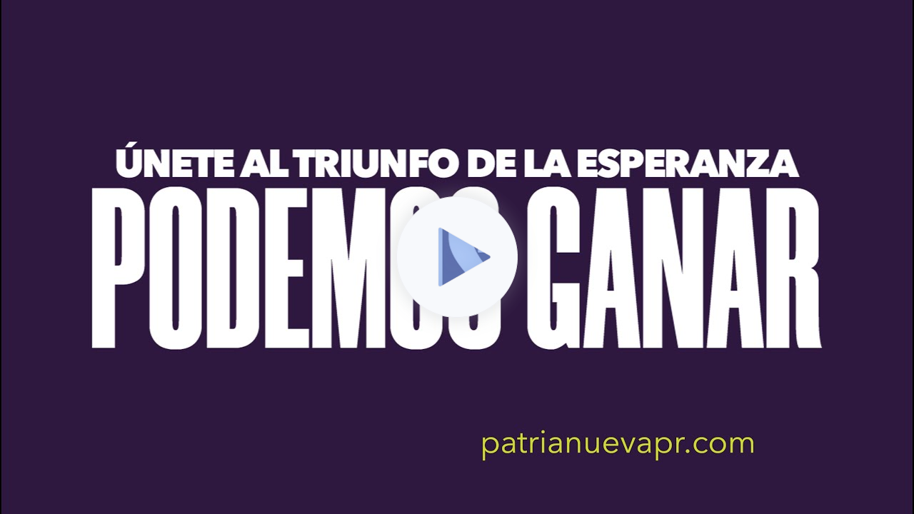 Te presento un proyecto político distinto ¡Podemos Ganar!