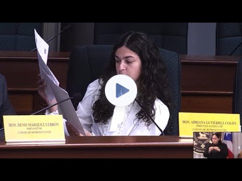 Vista pública Secretaria de Estado de Puerto Rico