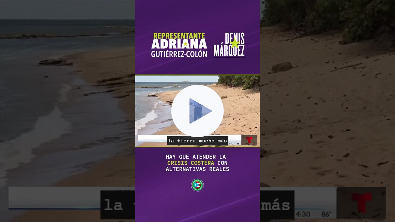 Sobre la crisis costera en Puerto Rico