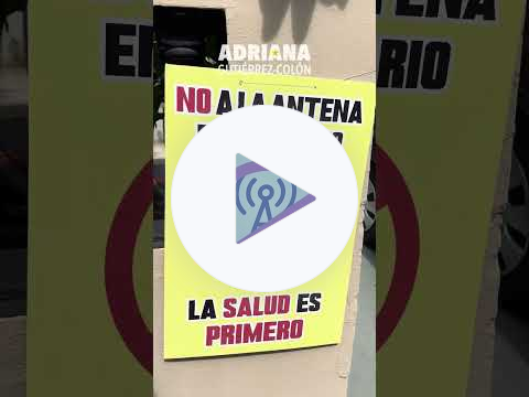 Comunidad en Vega Baja opuesta a torre de telecomunicaciones