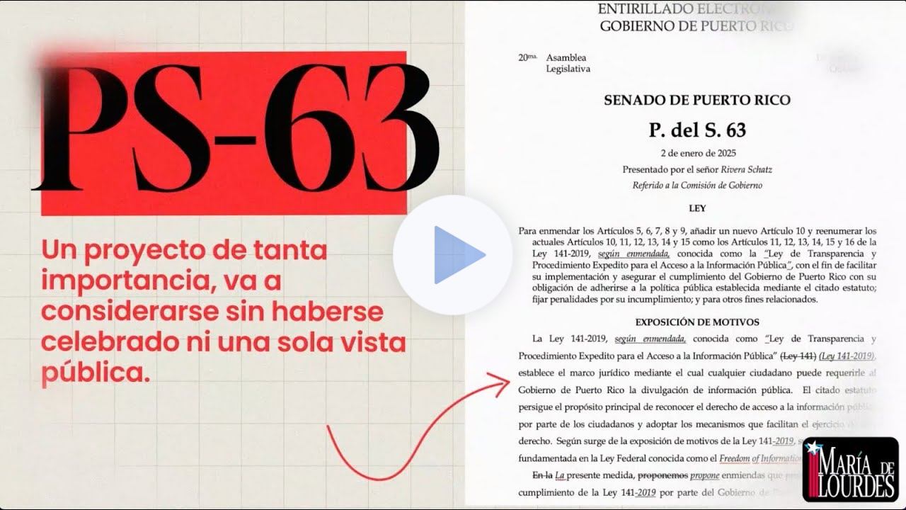 Seis ponencias en contra y sólo el presidente de la CEE a favor: así el PNP aprobará el P del S 63 .