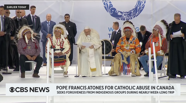 Pope Francis Apologizes to First Nations in Canada