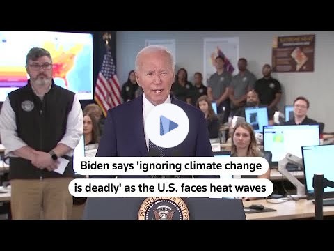 Biden slams Republican climate change deniers | REUTERS
