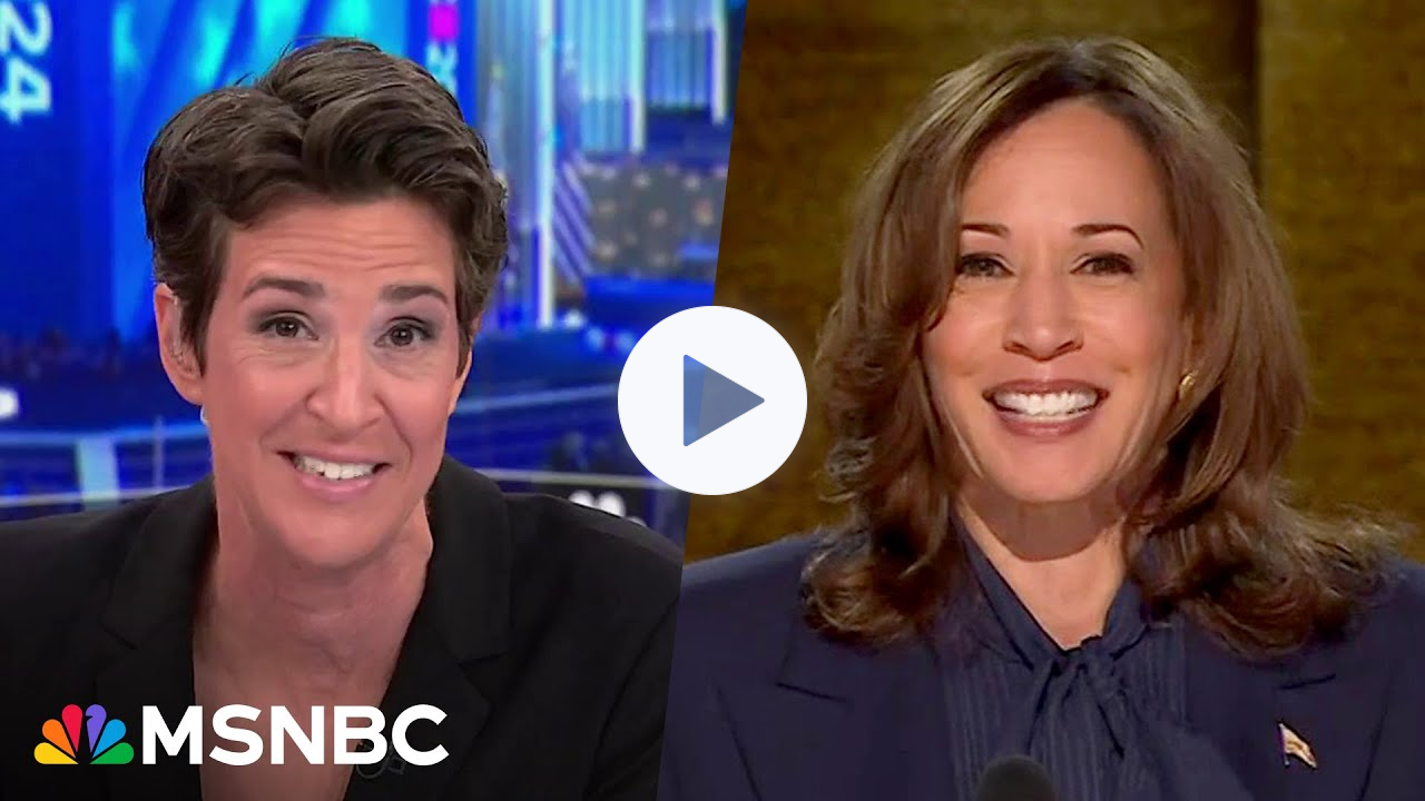'An inflection point in history': Maddow on Kamala Harris' historic DNC speech