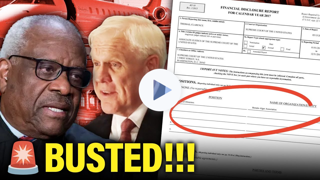 Justice Thomas CAUGHT in MILLION DOLLAR Criminal Fraud