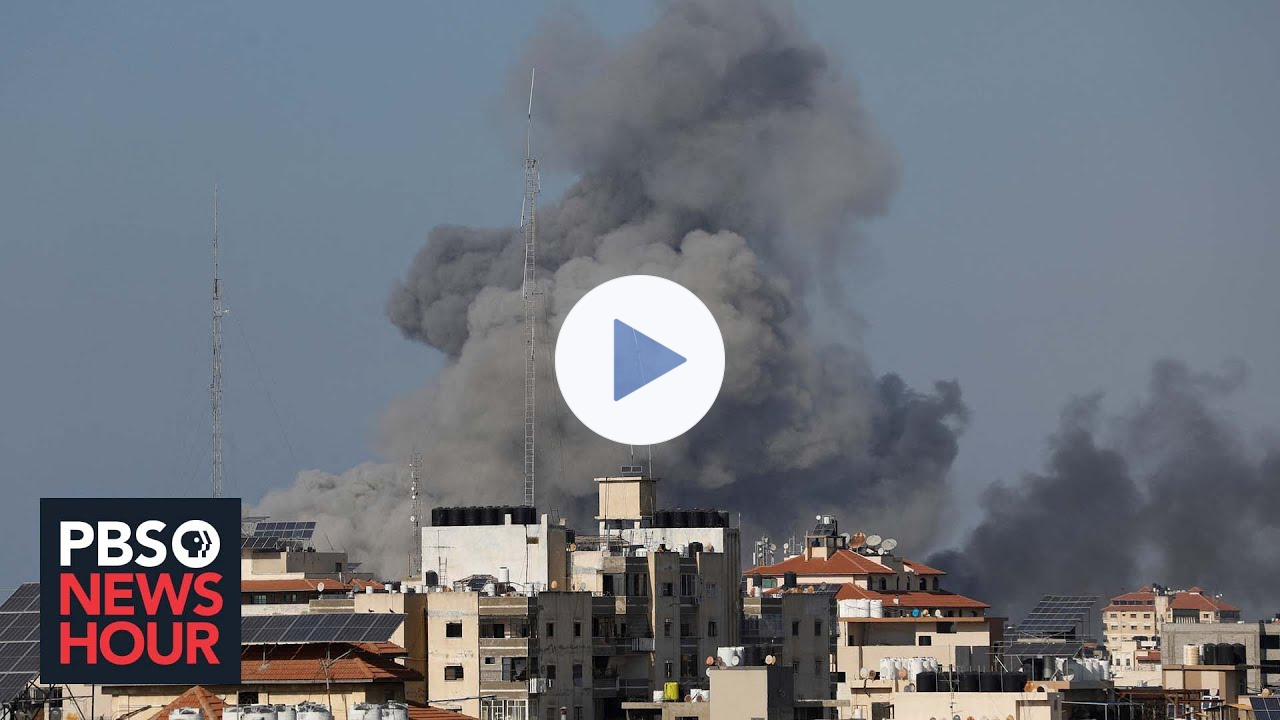 People in Gaza describe living through bombings with no way to escape