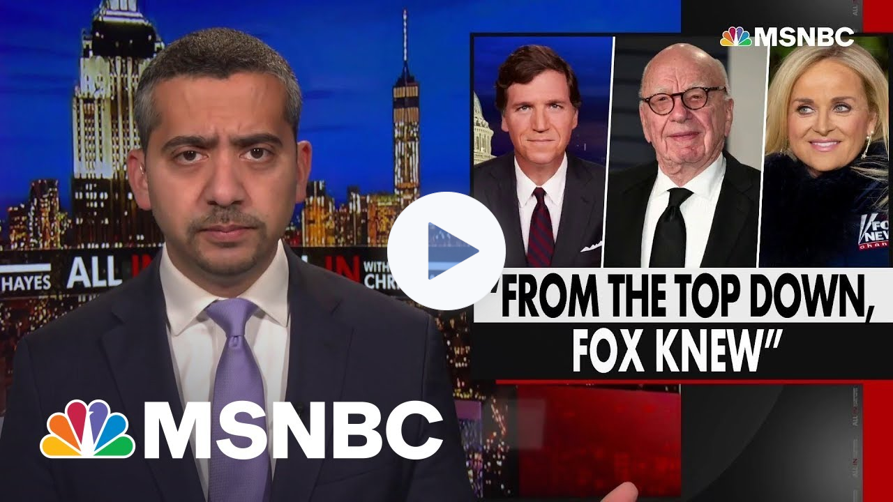 Mehdi: Bombshell text evidence confirms Fox 'is not a news channel'