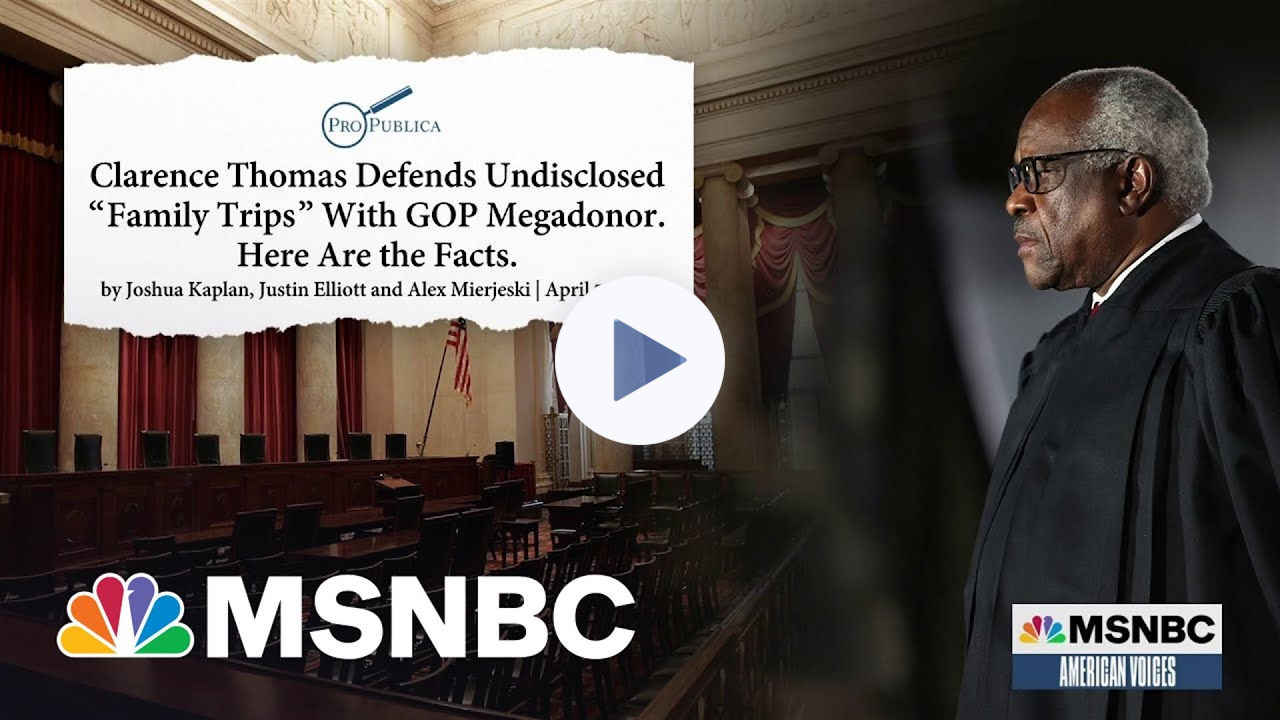 ProPublica reports on Supreme Court Justice Clarence Thomas spur calls for action