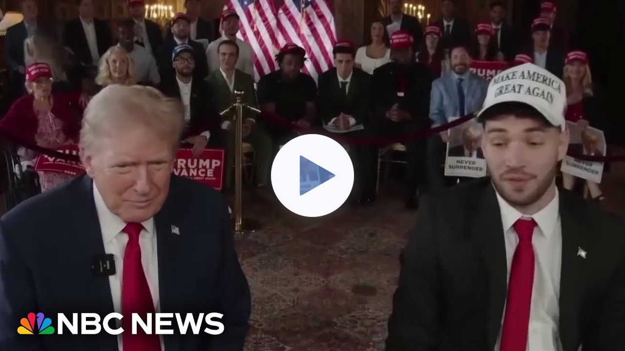 More young men are showing support for Donald Trump