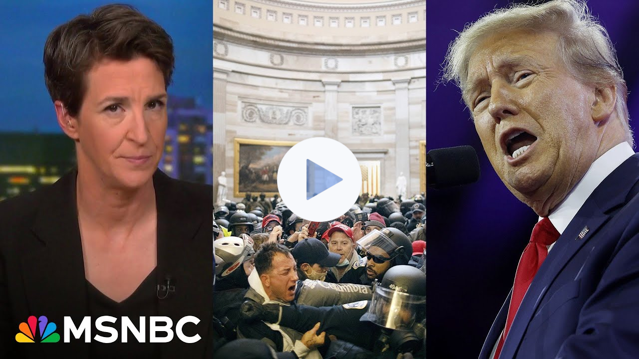 Maddow: January 6 becomes marker of Trump's degradation of wall between violence and politics