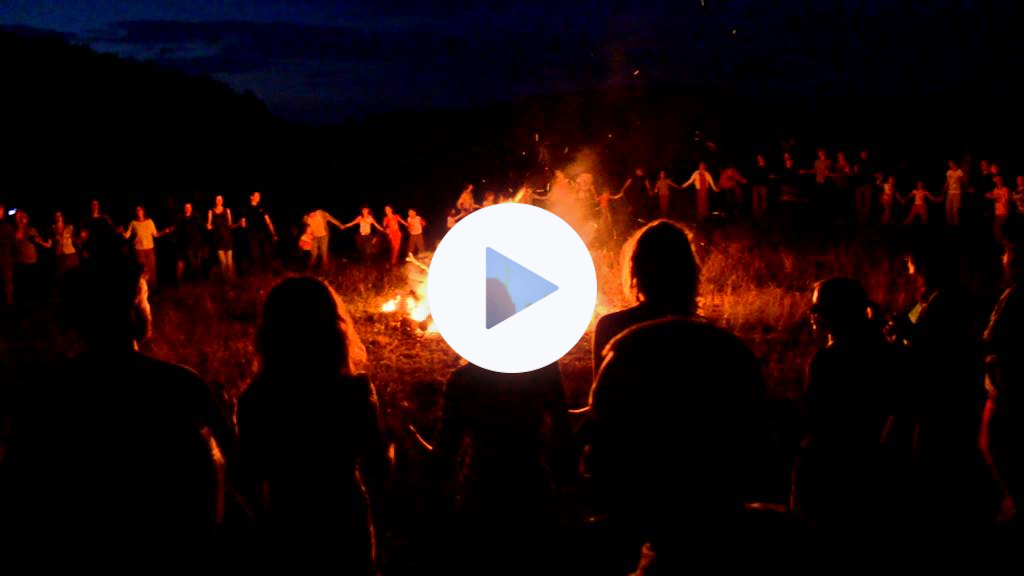 Dance around fire in Transylvania / Sambrias 2013