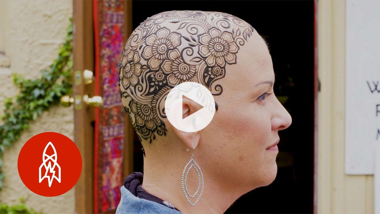 The Henna Artist Tattooing the Heads of Cancer Patients