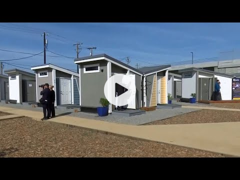 San Jose Opens Tiny-House Community to Shelter the Homeless