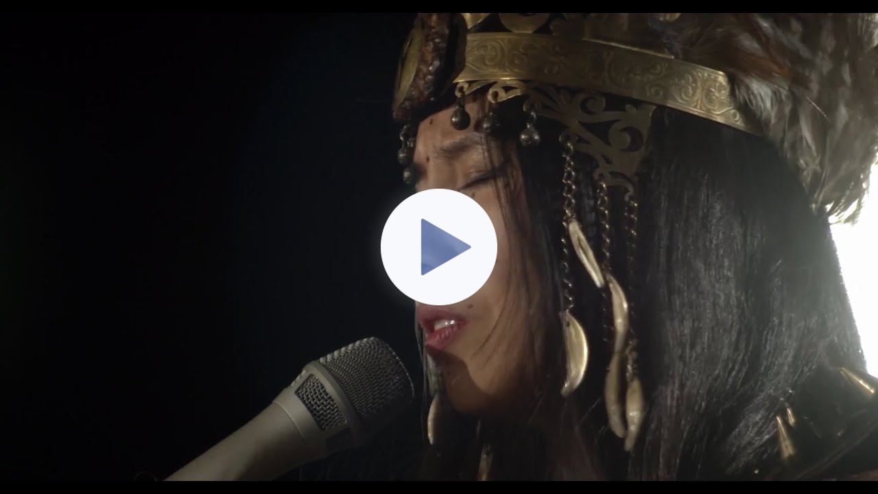 Shamanic live performance. Snow Raven (OLOX) for Amazon Prophecy Project