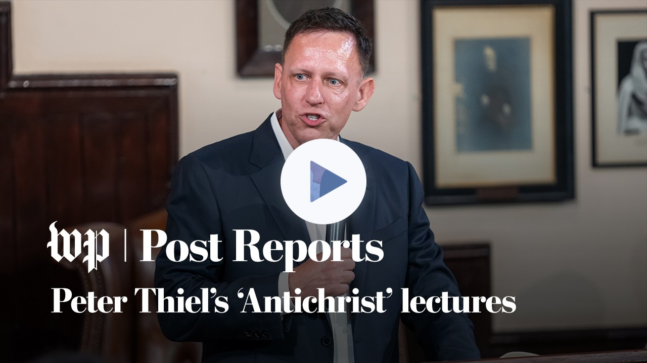 Inside billionaire Peter Thiel's private 'Antichrist' lectures