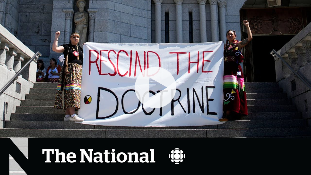 Protesters urge Pope to rescind the Doctrine of Discovery