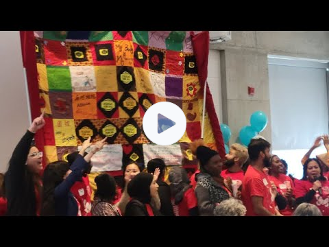 "A sign of our strength and unity": The launching of the 'Regularize Now' Quilt Project