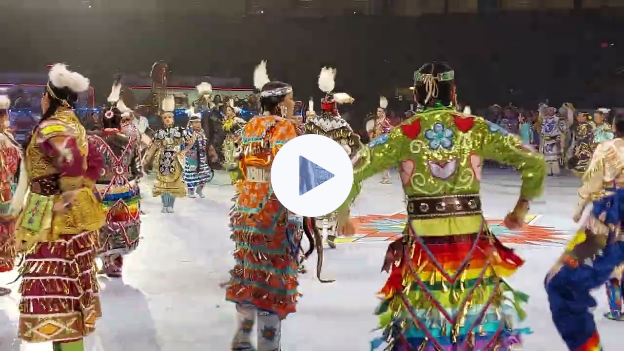 Gathering of Nations 2023. Friday night Ladies jingle sidestep