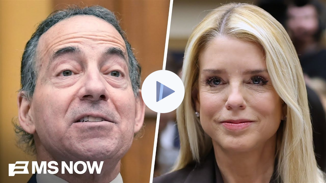 Raskin slams Bondi: 'You're running a massive Epstein cover-up right out of the DOJ'