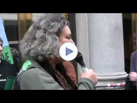 Starhawk Speaks to San Francisco Rally in Solidarity with Tristan and Palestine