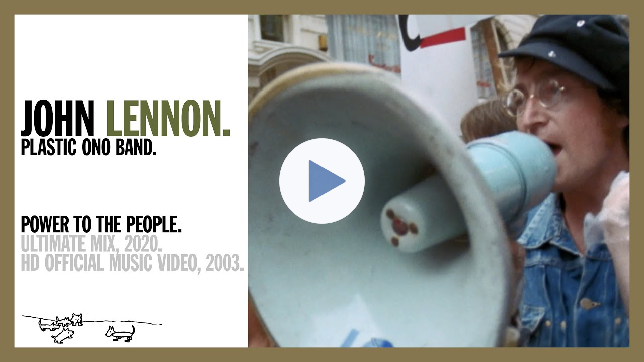 POWER TO THE PEOPLE. (Ultimate Mix, 2020) - John Lennon/Plastic Ono Band (official music video HD)