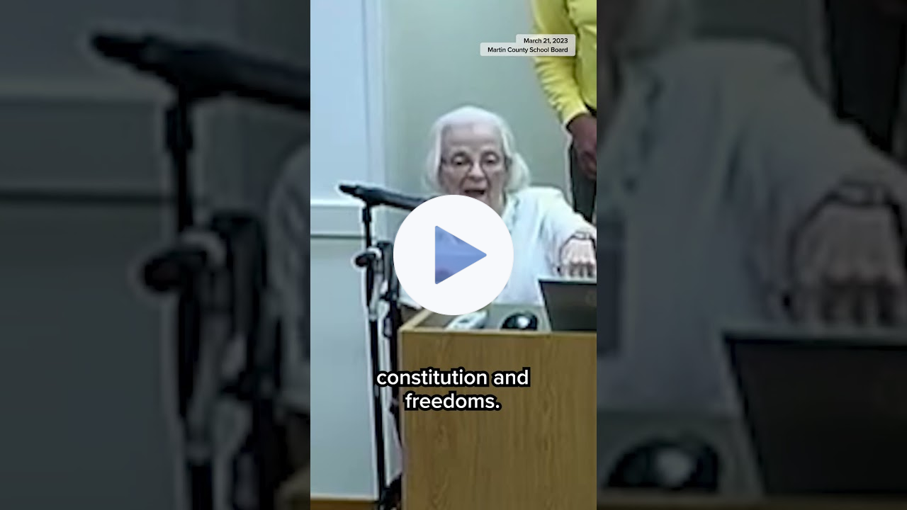 100-year-old lady protests #book #ban