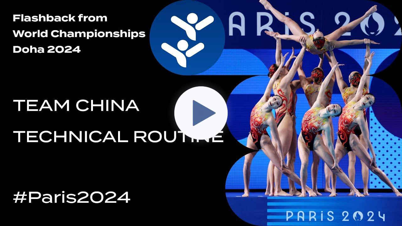 Paris 2024 Similar Team Technical Routine of People's Republic of China