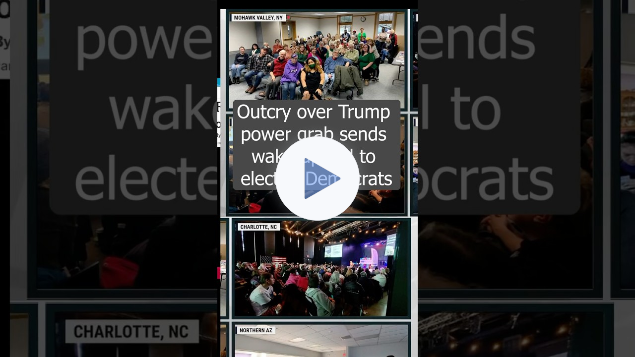 Outcry over Trump power grab sends wake-up call to elected Democrats