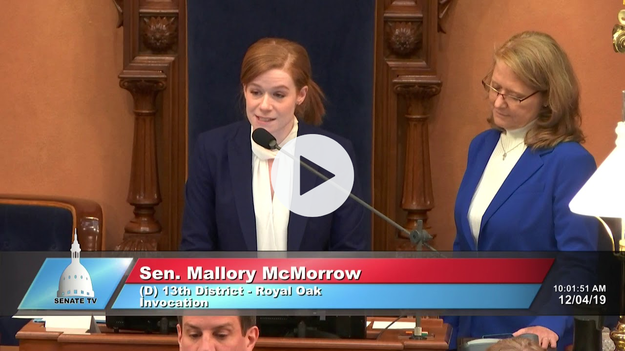 Sen. McMorrow's Invocation