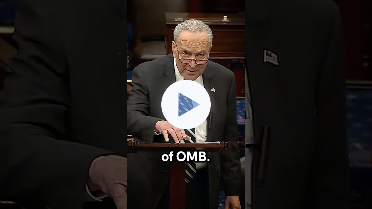 Holding The Senate Floor To Fight Trump's Nomination Of Russell Vought