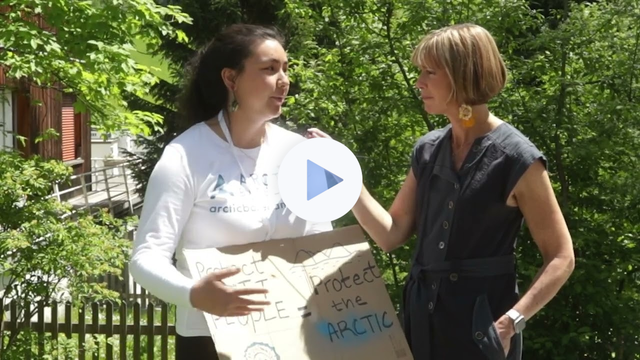 Climate Strike in Davos 2022 | Cassidy Kramer, climate activist from Alaska USA