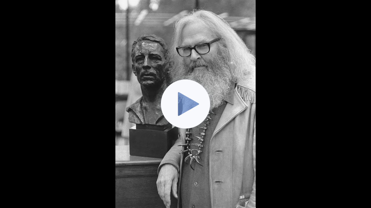 William Everson teaching "Birth of a Poet" at UC Santa Cruz - very early '70's.