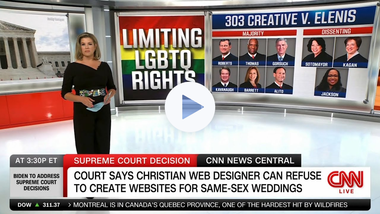 "This is a dangerous decision. PERIOD." Supreme Court 303 Creative LLC v. Elenis decision