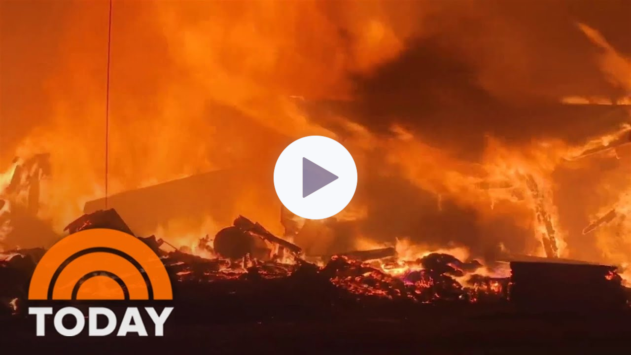 Stunning new images emerge of intensifying California wildfires