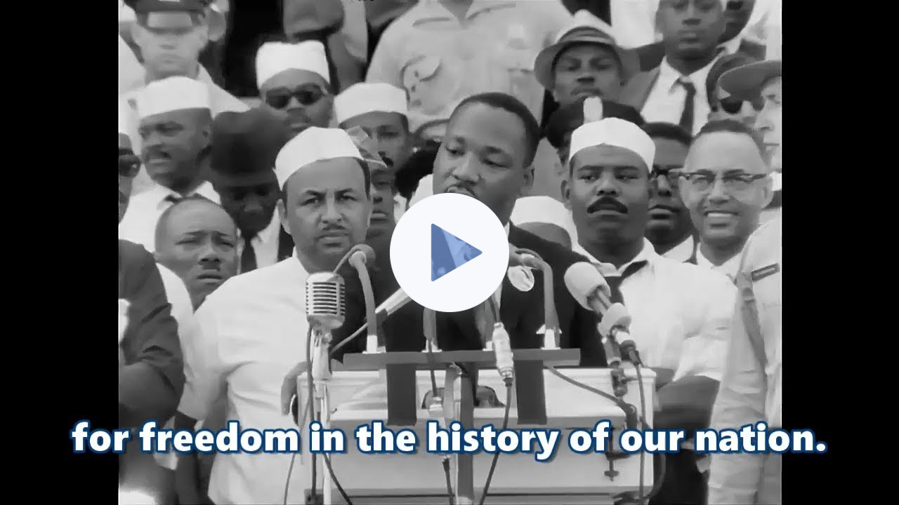 I Have a Dream speech by Martin Luther King .Jr HD (subtitled)