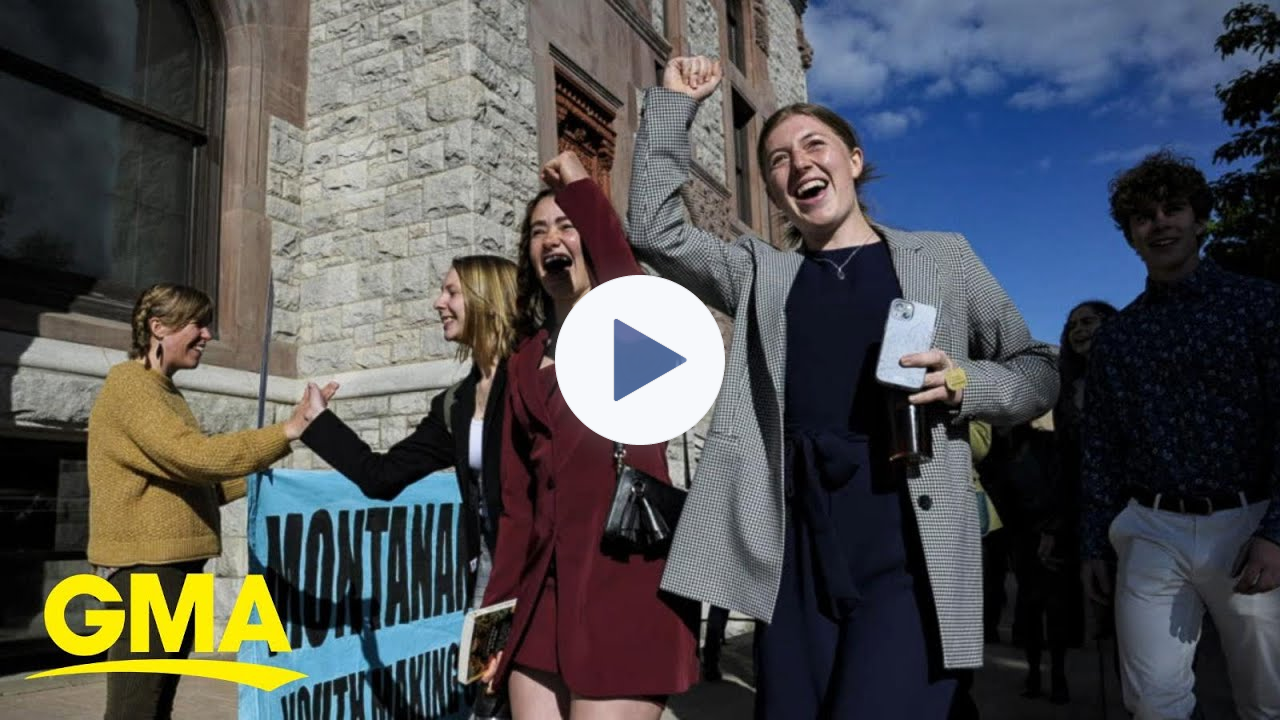 Montana youth win lawsuit against state for promoting fossil fuels l GMA